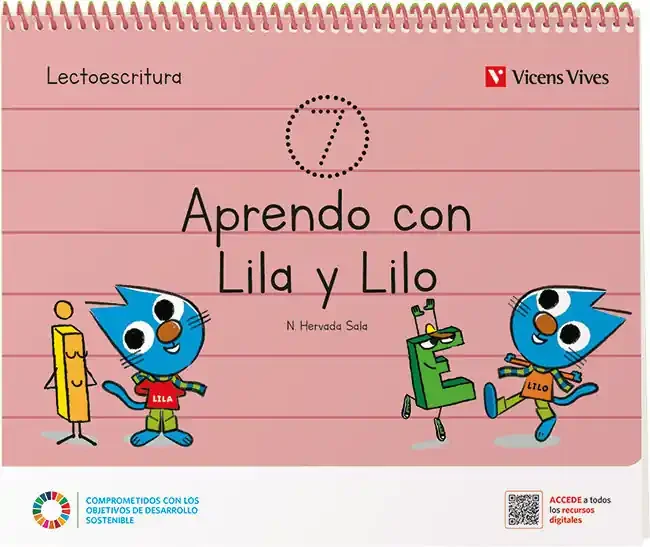 Aprendo con lila y lilo cuaderno 7