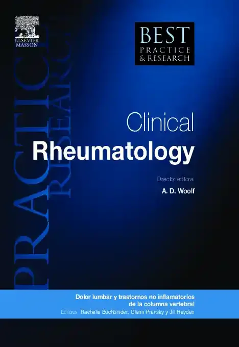 Best Practice & Research. Reumatología clínica, vol. 24, n.º 2 Dolor lumbar y trastornos no inflama