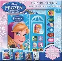 Caja 3 libros lee busca y juega frozen rlp