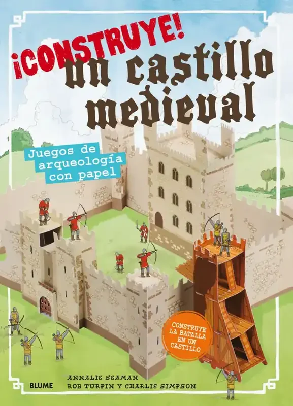¡Construye! Un castillo medieval. Juegos de arqueología con papel