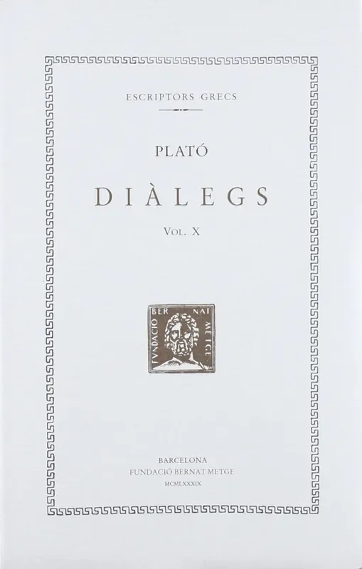 Diàlegs (vol. X) La República (llibres I-V)