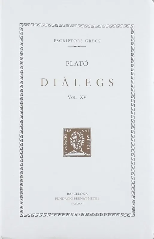 Diàlegs (vol. XV) El sofista