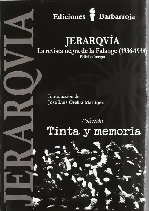 Jerarquía revista negra de la falange