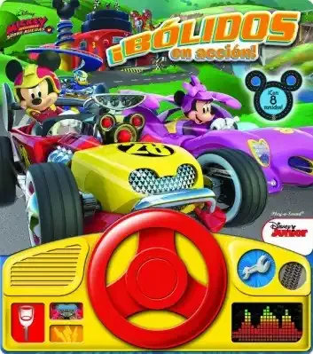 Libro con volante mickey y los superpilotos lswheel