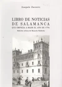 libro de noticias de salamanca. que empieza a rejir el año de 1796
