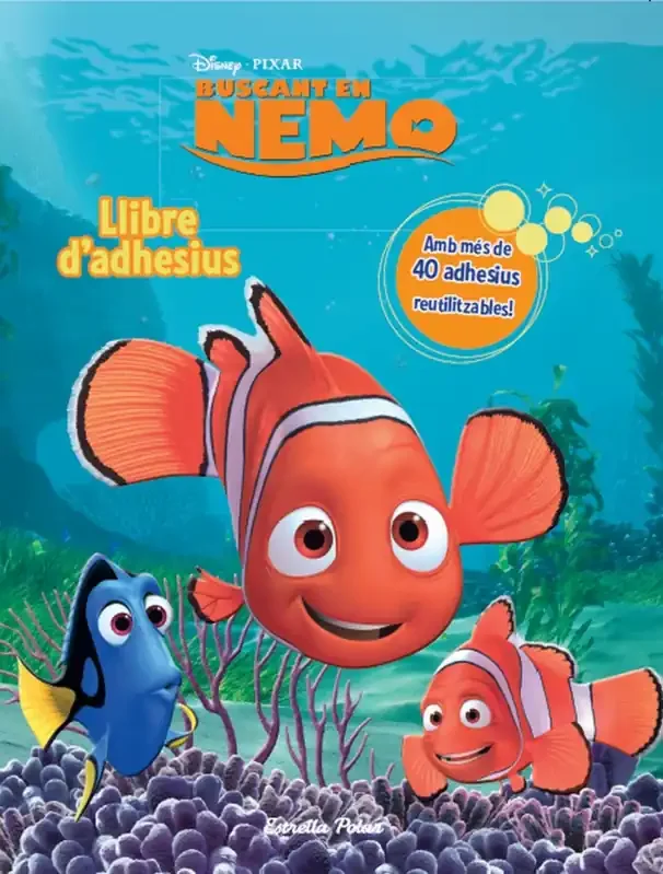 Llibre d‘adhesius. Buscant en Nemo