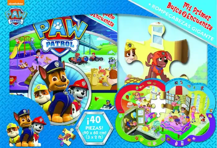 Mi primer busca y encuentra puzzle patrulla canina m1lf shap