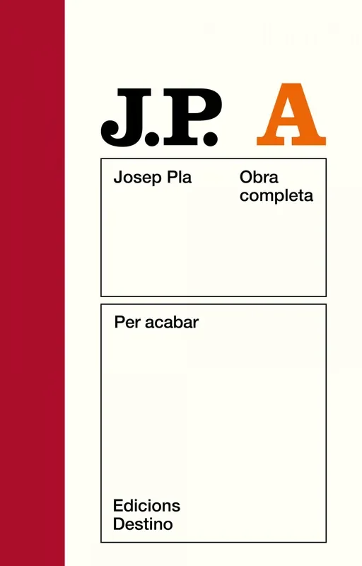 Obra Completa. Per acabar. Josep Pla