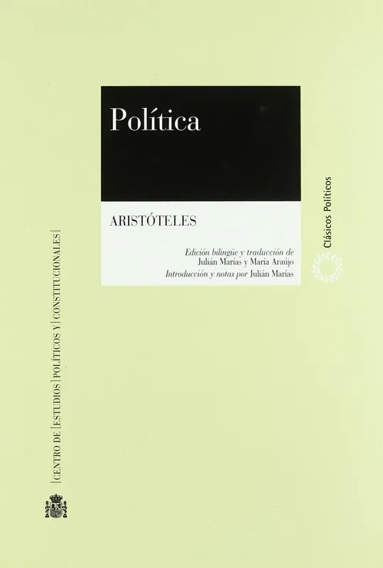 Política. aristóteles. bilingüe