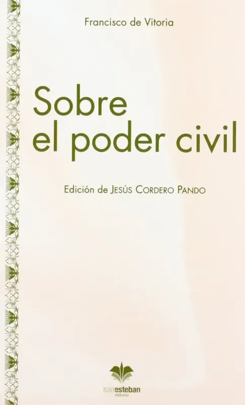 SOBRE EL PODER CIVIL. EDICIÓN DE JESÚS CORDERO PANDO