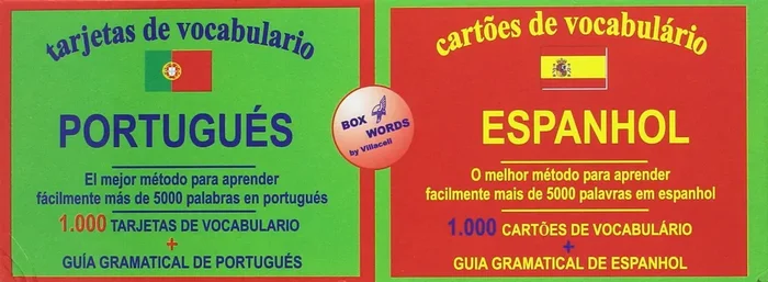 Tarjetas de vocabulario portugués/español