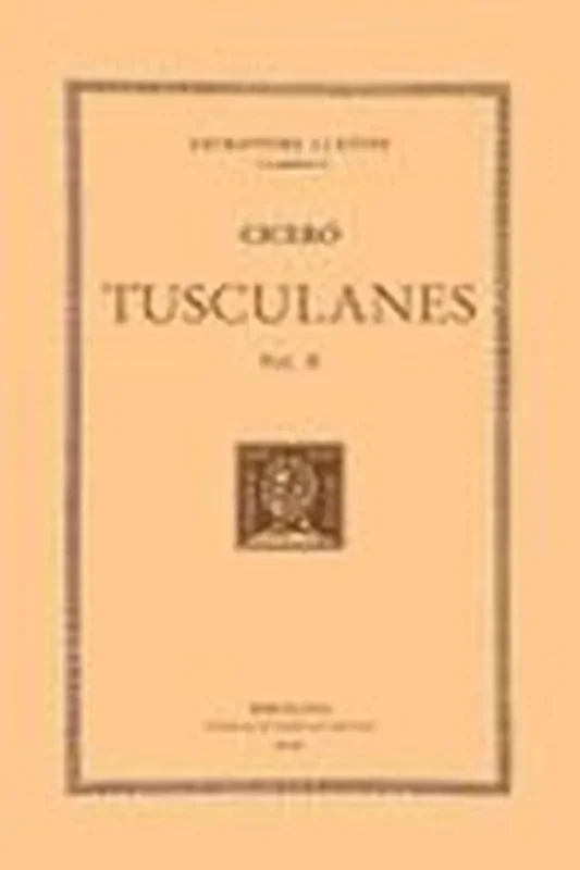 Tusculanes (vol. II)